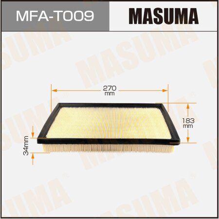 Air filter Masuma, MFA-T009