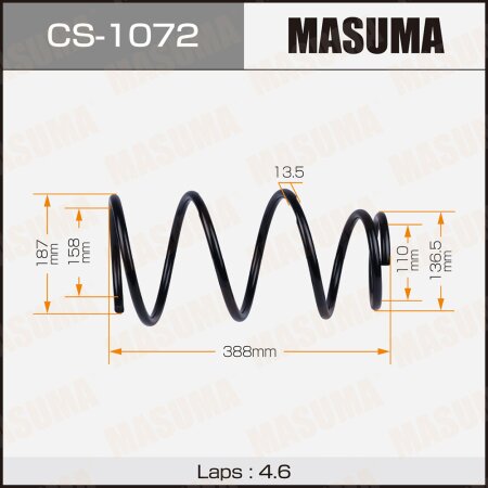 Coil spring Masuma, CS-1072