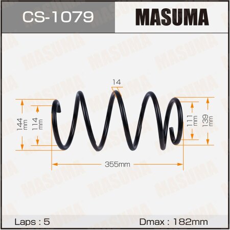 Coil spring Masuma, CS-1079