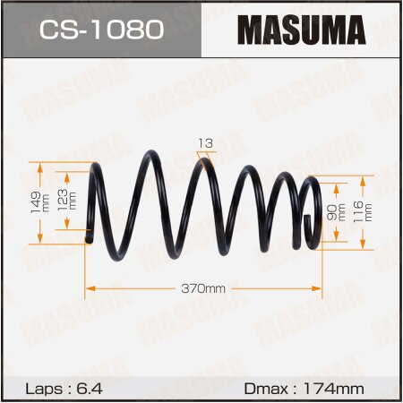 Coil spring Masuma, CS-1080