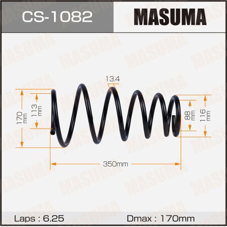 Coil spring Masuma, CS-1082