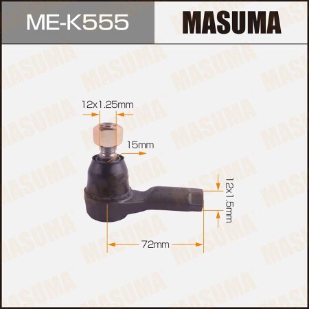 Tie rod end Masuma, ME-K555