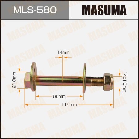 Camber adjustment bolt Masuma, MLS-580
