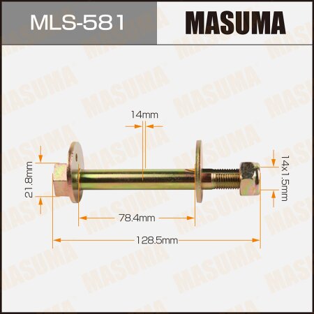 Camber adjustment bolt Masuma, MLS-581