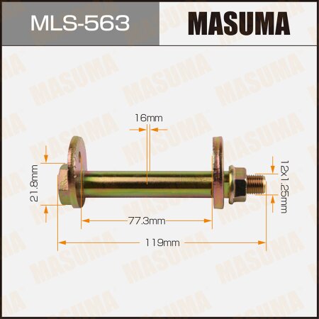 Camber adjustment bolt Masuma, MLS-563