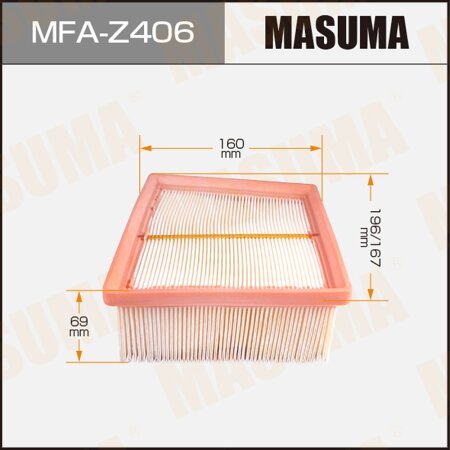 Air filter Masuma, MFA-Z406