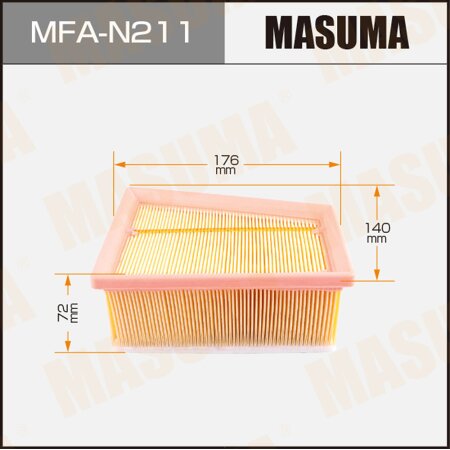 Air filter Masuma, MFA-N211