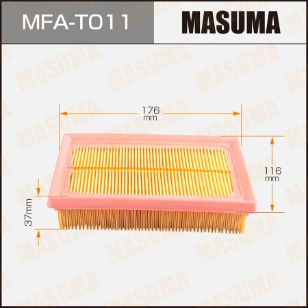 Air filter Masuma, MFA-T011