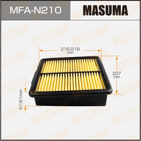 Air filter Masuma, MFA-N210