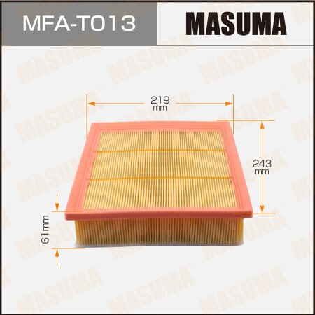 Air filter Masuma, MFA-T013