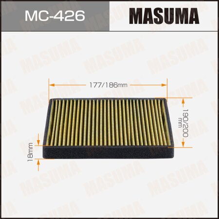 Cabin air filter Masuma, MC-426