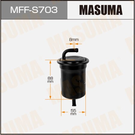 Fuel filter Masuma, MFF-S703