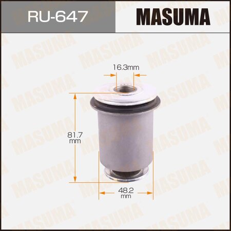 Silent block suspension bush Masuma, RU-647