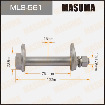 Camber adjustment bolt Masuma, MLS-561