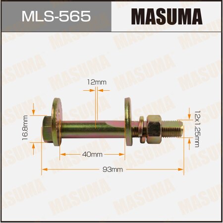 Camber adjustment bolt Masuma, MLS-565