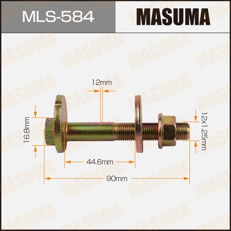 Camber adjustment bolt Masuma, MLS-584
