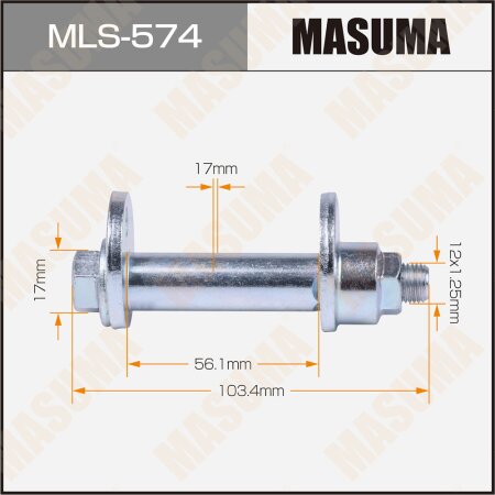 Camber adjustment bolt Masuma, MLS-574