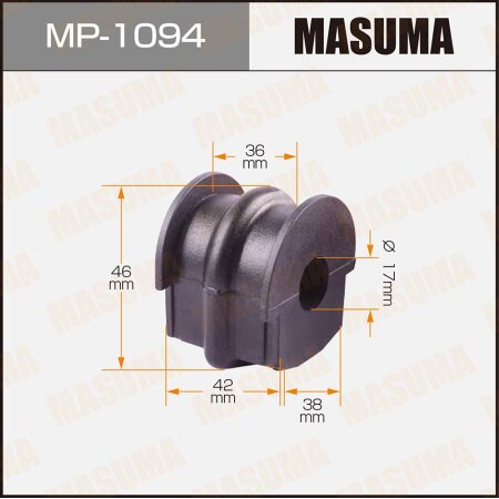 Stabilizer bar bushing Masuma, MP-1094