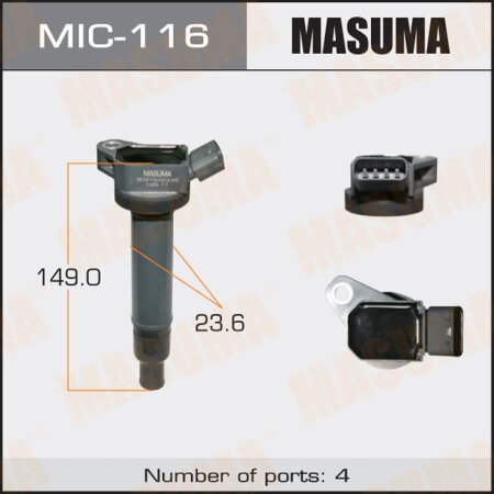 Ignition coil Masuma, MIC-116