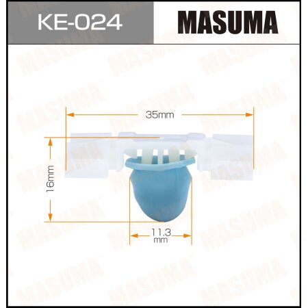 Retainer clip Masuma plastic, KE-024