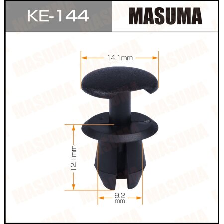 Retainer clip Masuma plastic, KE-144