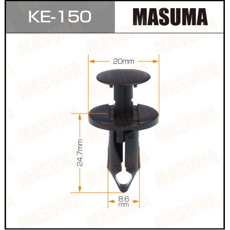 Retainer clip Masuma plastic, KE-150