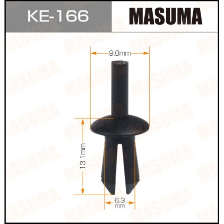 Retainer clip Masuma plastic, KE-166