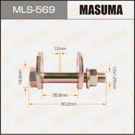 Camber adjustment bolt Masuma, MLS-569