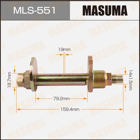 Camber adjustment bolt Masuma, MLS-551