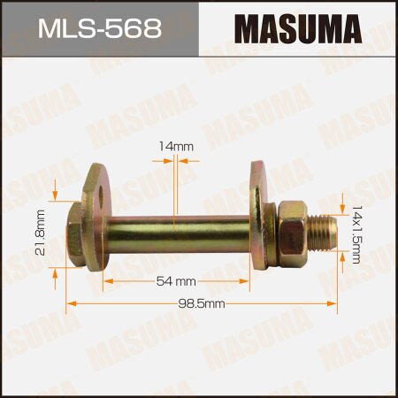 Camber adjustment bolt Masuma, MLS-568