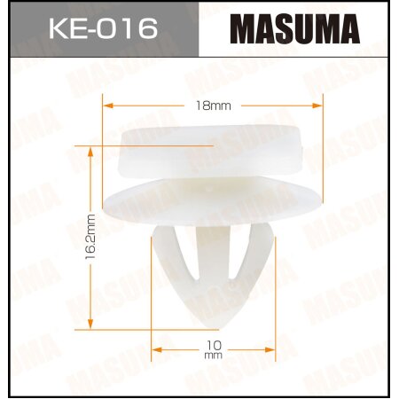 Retainer clip Masuma plastic, KE-016