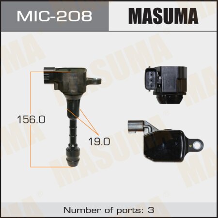 Ignition coil Masuma, MIC-208