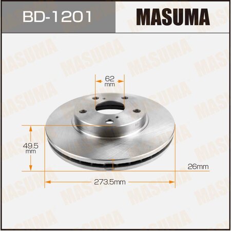 Brake disk Masuma, BD-1201