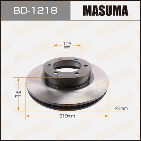 Brake disk Masuma, BD-1218