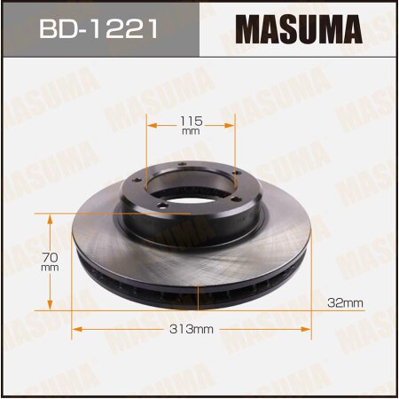 Brake disk Masuma, BD-1221