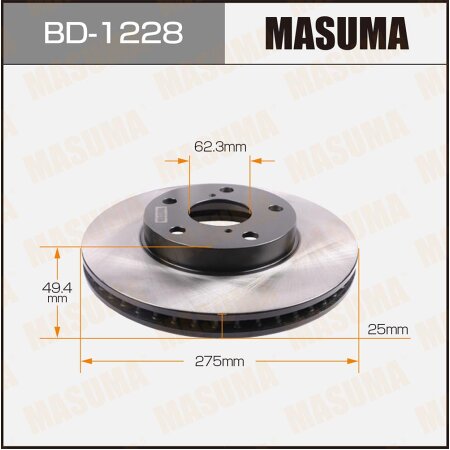 Brake disk Masuma, BD-1228