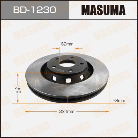 Brake disk Masuma, BD-1230
