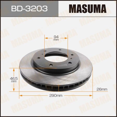 Brake disk Masuma, BD-3203