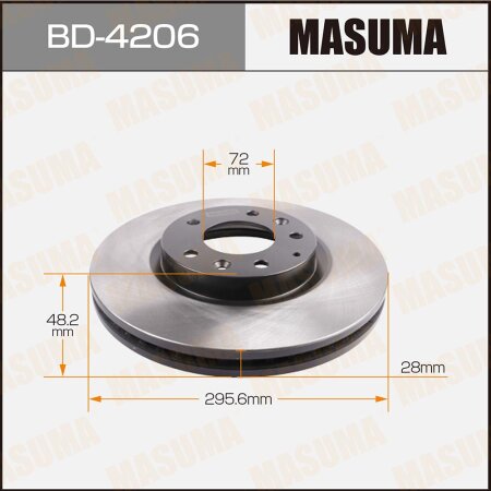 Brake disk Masuma, BD-4206