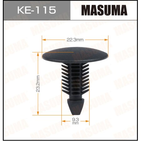 Retainer clip Masuma plastic, KE-115