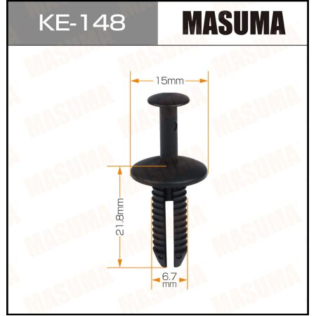 Retainer clip Masuma plastic, KE-148