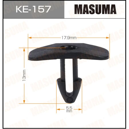 Retainer clip Masuma plastic, KE-157