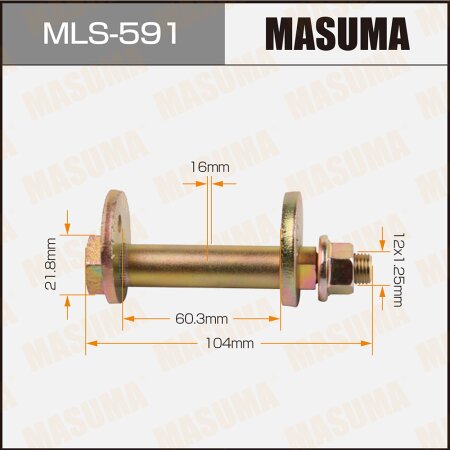 Camber adjustment bolt Masuma, MLS-591