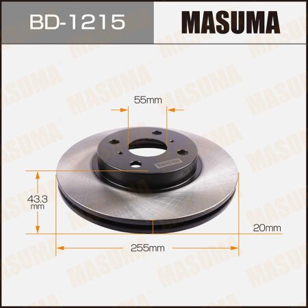 Brake disk Masuma, BD-1215