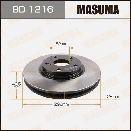 Brake disk Masuma, BD-1216