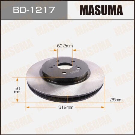 Brake disk Masuma, BD-1217