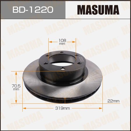 Brake disk Masuma, BD-1220