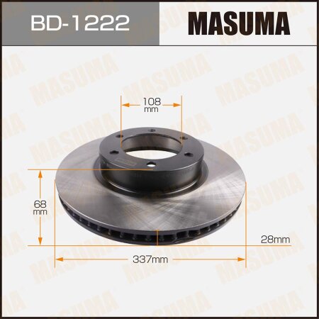 Brake disk Masuma, BD-1222