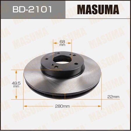 Brake disk Masuma, BD-2101