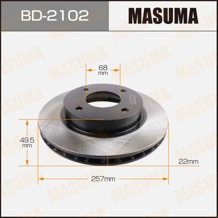 Brake disk Masuma, BD-2102